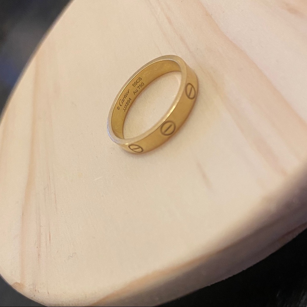 Cartier LOVE WEDDING BAND. 18K YELLOW GOLD.